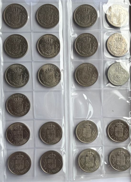 5 kr. 1960 - 1988 komplet