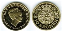 20 kr. 2014 i kv. M - fra Kgl. Proof møntsæt