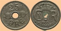 25 øre 1933 i kv. 1