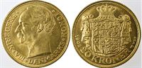 Guld 20 kr. 1908 i kv. 01 - 0