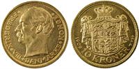 Guld 10 kr. 1909 i kv. 01 - 0