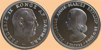 Erindringsmønt - Årgang 1964 5 kr. i kv. M - pragteksemplar