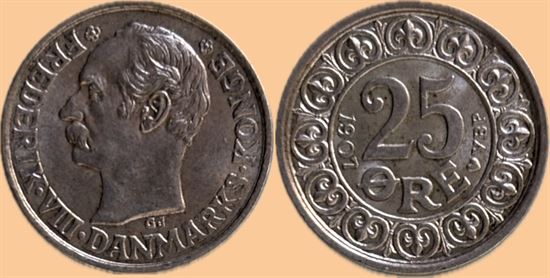 25 øre 1907 i kv. 01
