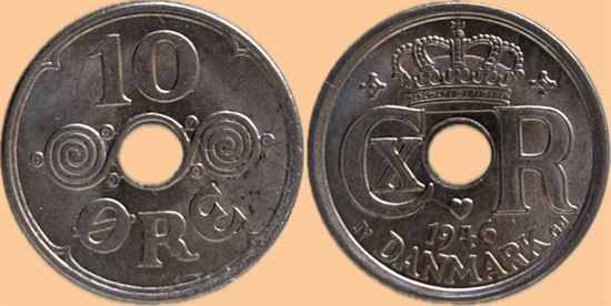 10 øre 1946 i kv. 01 - 0