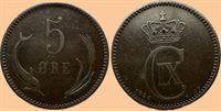 5 øre 1890 i kv. 1 - 1+