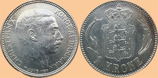 1 kr. 1916 i kv. 0
