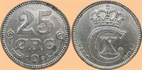 25 øre 1917 i kv. 1+ - 01
