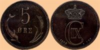 5 øre 1898 i kv. 1+