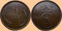 5 øre 1906 i kv. 1+