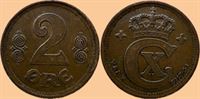 2 øre 1917 i kv. 1 - 1+