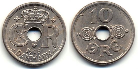 10 øre 1946 i kv. 01 - 0