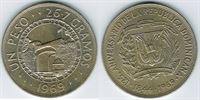 Dominikanske Republic: 1 peso 1969 i kv. 01