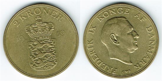 2 kr. 1959 i kv. 1+