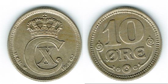 10 øre 1922 i kv. 01 - 0