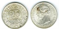 25 øre 1911 i kv. 01 - 0 - enkelte patineringspletter