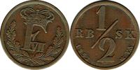 År 1852 - Fr. VII - ½ rigsbankskilling i kv. 1+