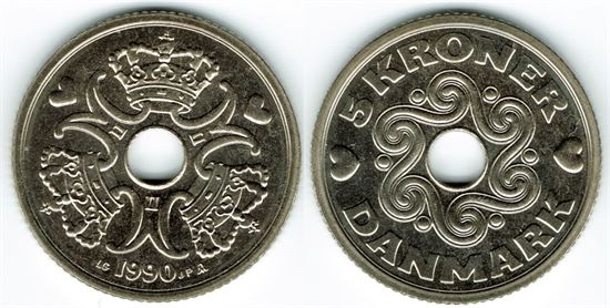 5 kr. 1990 i kv. S