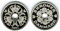 2 kr. 2007 i kv. M - pragteksemplar