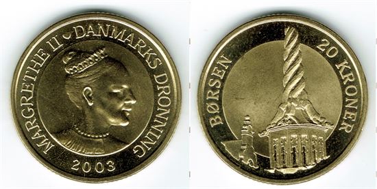 TÅRN: 20 kr. 2003 - Børsen i kv. S