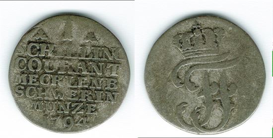 Tyskland: 1 schilling 1794 i kv. 1