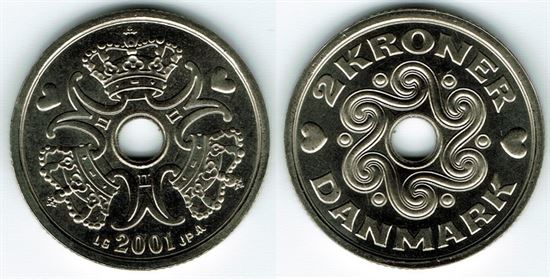 2 kr. 2001 i kv. S - pragteksemplar