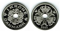 1 kr. 2003 i kv. S - pragteksemplar