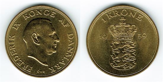 1 kr. 1959 i kv. 0