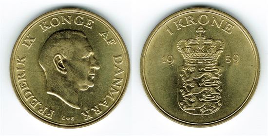 1 kr. 1959 i kv. 0