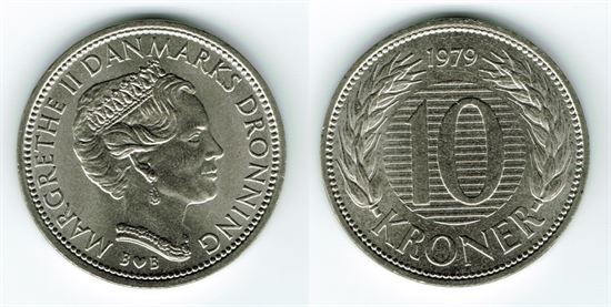 10 kr. 1979 i kv. 0