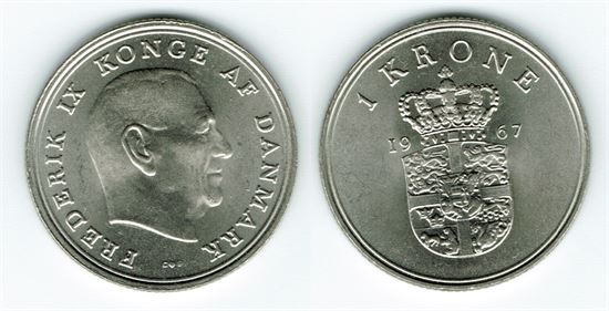 1 kr. 1967 i kv. 0