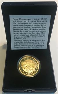 SKIBE: 20 kr. 2010 - Kajak-Konebåd - Proof version