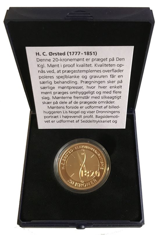 VIDEN: 20 kr. 2013 - H.C. Ørsted - Elektromagn. - Proof