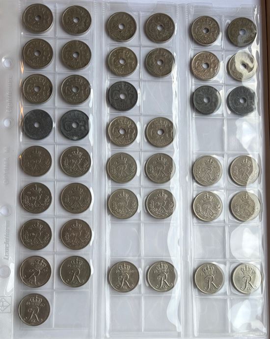 25 øre 1924 - 1967 komplet