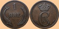 1 øre 1881 i kv. 1 - 1+