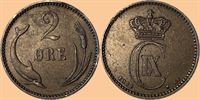 2 øre 1892 i kv. 1+