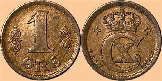 1 øre 1922 i kv. 0