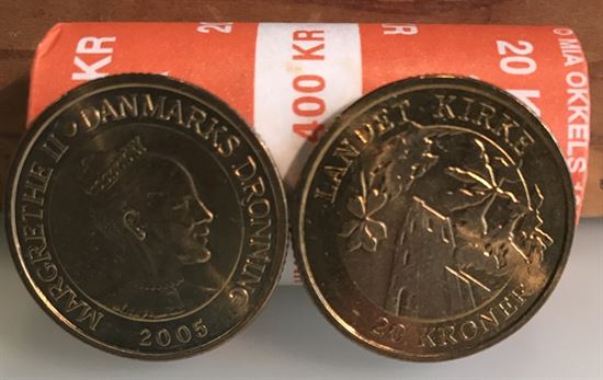 TÅRN: 20 kr. 2005 - Landet Kirke i kv. 0