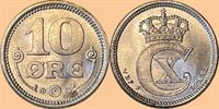 10 øre 1916 i kv. 0
