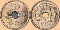 10 øre 1938 i kv. S - pragteksemplar