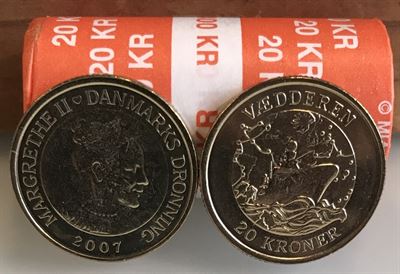 SKIBE: 20 kr. 2007 - Vædderen i kv. 0