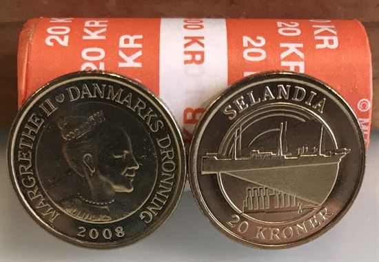 SKIBE: 20 kr. 2008 - Selandia i kv. 0