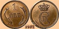 1 øre 1902 i kv. 0 - variant 1802 på 1902