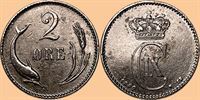 2 øre 1880 i kv. 1+