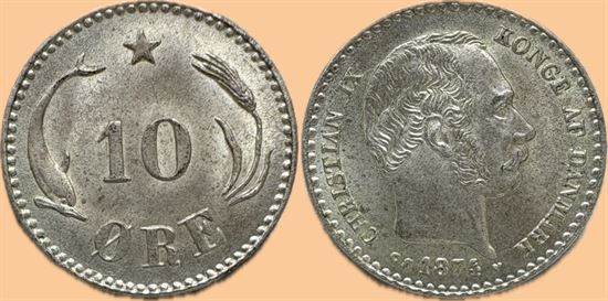 10 øre 1874 i kv. 01