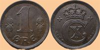 1 øre 1919 bronze i kv. 01