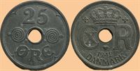 25 øre 1942 i kv. 01