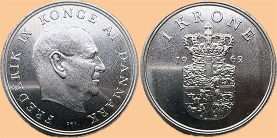 1 kr. 1962 i kv. 0