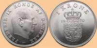 1 kr. 1970 i kv. 0 - M - har lidt medaljepræg over sig