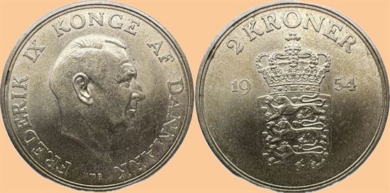 2 kr. 1954 i kv. 0