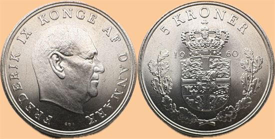 5 kr. 1960 i kv. 0